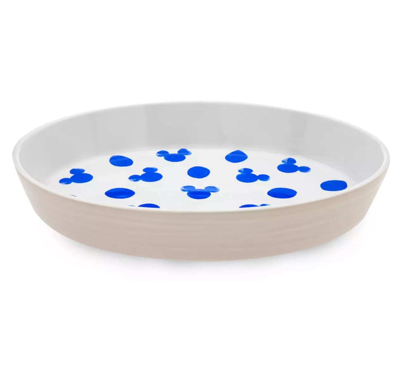 Disney Parks Homestead Blue Mickey Icon And Polka Dots Kitchen Ceramic Tray New 1 Disney Parks Homestead Blue Mickey Icon And Polka Dots Kitchen Ceramic Tray New