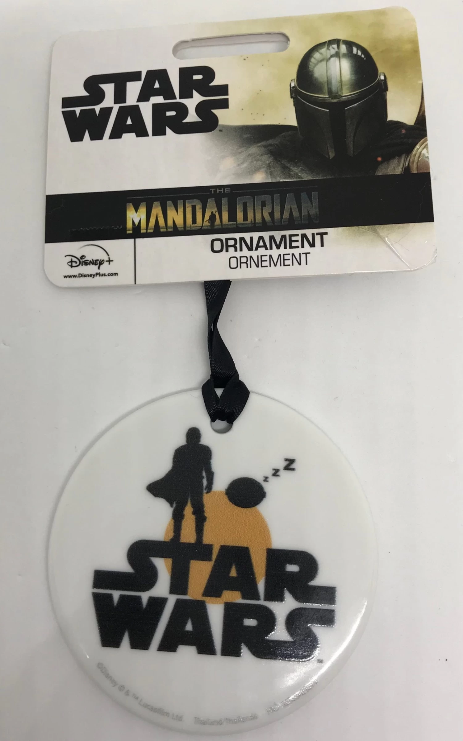 Disney Star Wars Mandalorian The Child Yoda Disc Christmas Ornament New With Tag 2 Disney Star Wars Mandalorian The Child Yoda Disc Christmas Ornament New With Tag - Image 2