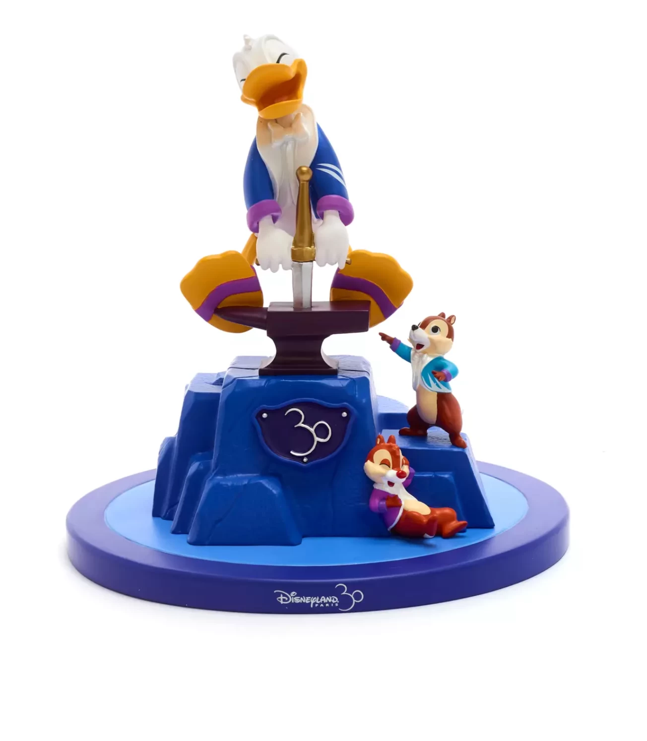 Disney 30th Disneyland Paris Donald With The Sword In The Stone Figurine New 1 Disney 30th Disneyland Paris Donald With The Sword In The Stone Figurine New