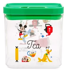 Disney Parks Mouse Ware Mickey And Friends Tea Container New
