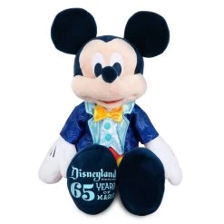 Disney Disneyland 65th Anniversary Mickey Mouse Small Plush New With Tag