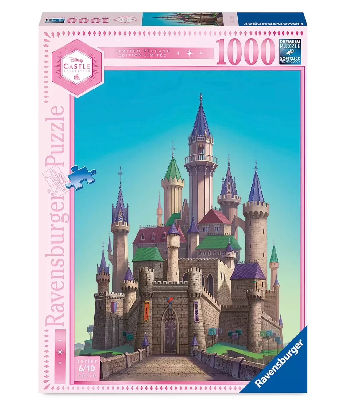 Disney Castle Collection Aurora Sleeping Beauty Castle Puzzle Limited New W Box 1 Disney Castle Collection Aurora Sleeping Beauty Castle Puzzle Limited New W Box