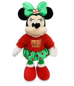 Disney Store 2020 Minnie Mouse Holiday Cheer Christmas Medium Plush New With Tag