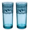 Disney Parks Moana Spotlight Pua Hei Hei Tall Glass Tumbler Set Of 2 New