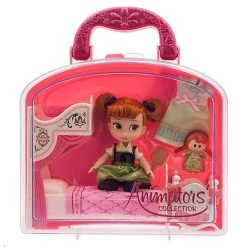 Disney Animators' Collection Frozen Anna With Bed Mini Doll Play Set New W Tag