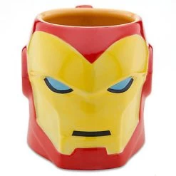 Disney Store Marvel Sculptured Iron Man Coffee Mug New With Box