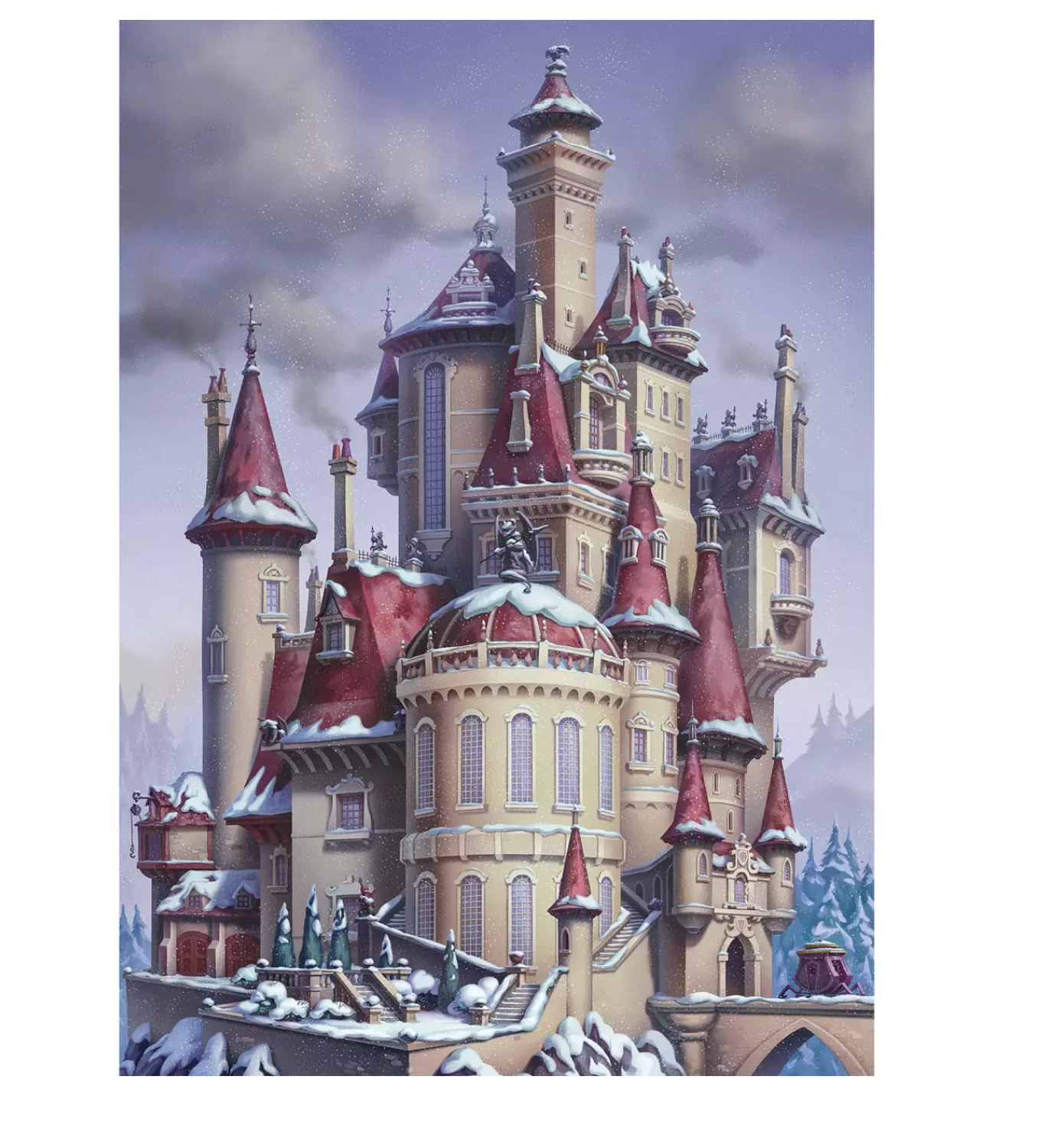 Disney Castle Collection Beauty And The Beast Belle Castle Puzzle Limited New 2 Disney Castle Collection Beauty And The Beast Belle Castle Puzzle Limited New - Image 2