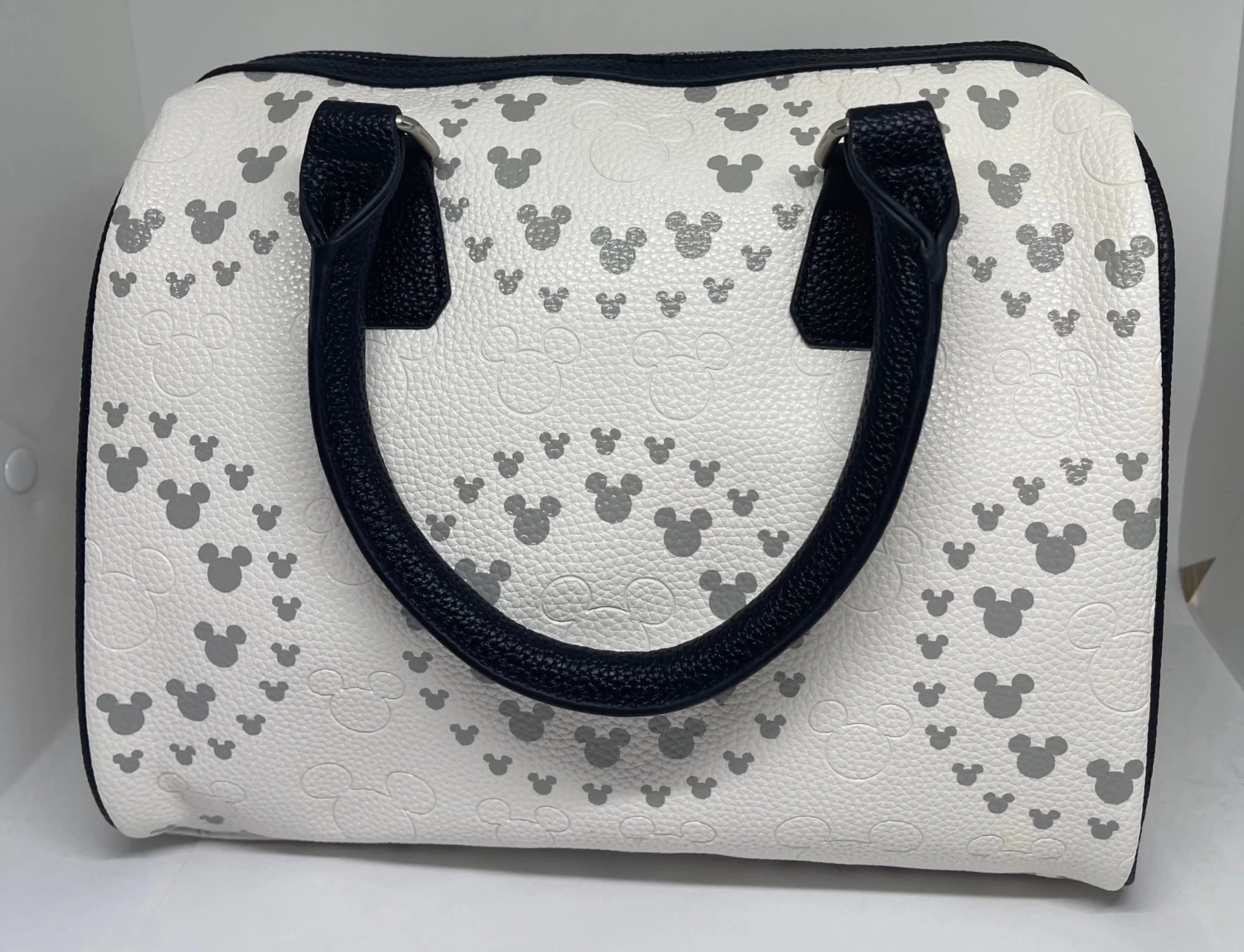 Disney Parks Mickey Icon Gray Satchel Bag New With Tag 2 Disney Parks Mickey Icon Gray Satchel Bag New With Tag - Image 2