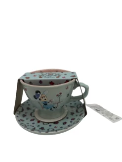 Disney Epcot UK Fancy A Cuppa? Minnie Queen Of Kingdom Tea Cup And Saucer New