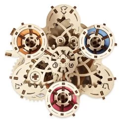 Disney Parks Mad Tea Party Attraction Puzzle By UGears New With Box -Disney 2766db89 dd65 5acf bc50 2e229ea637d1