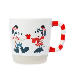 Disney Walt's Holiday Lodge Mickey Minnie And Friends Christmas Coffee Mug New