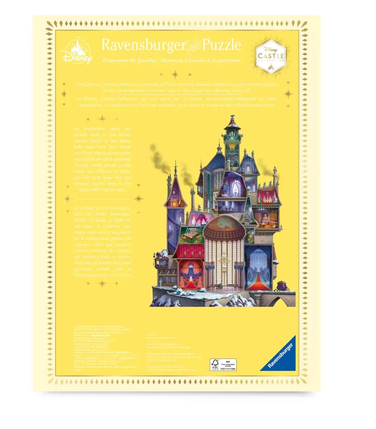 Disney Castle Collection Beauty And The Beast Belle Castle Puzzle Limited New 3 Disney Castle Collection Beauty And The Beast Belle Castle Puzzle Limited New - Image 3