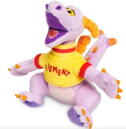 Disney Parks Figment Immagination Epcot Magnetic Shoulder Plush New Tags