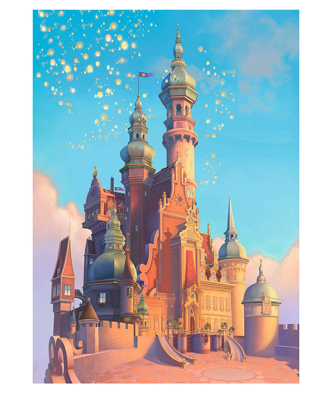 Disney Castle Collection Rapunzel Castle Puzzle Limited New With Box 2 Disney Castle Collection Rapunzel Castle Puzzle Limited New With Box - Image 2