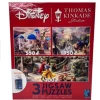 Disney Thomas Kinkade 3 Jigsaw Puzzles Snow White Beauty Beast Mickey New W Box