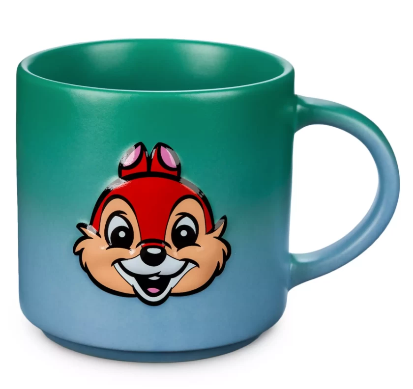 Disney Parks Chip 'n Dale Two Tones Green Ceramic Coffee Mug New With Tag 2 Disney Parks Chip 'n Dale Two Tones Green Ceramic Coffee Mug New With Tag - Image 2
