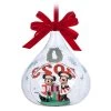 Disney Santa Mickey Mouse And Minnie Mouse 2023 Glass Drop Sketchbook Ornament
