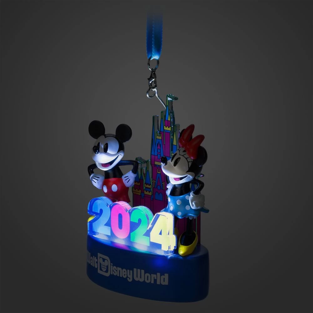 Mickey And Minnie Mouse Light-Up Figural Ornament – Walt Disney World 2024 4 Mickey And Minnie Mouse Light-Up Figural Ornament – Walt Disney World 2024 - Image 4