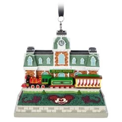 Disney 22 Walt Disney World Railroad Attraction Sketchbook Ornament – Main Street U.S.A. Station