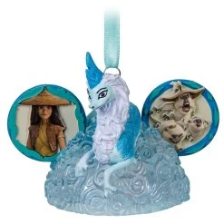 Disney 24 Disney Raya And The Last Dragon Light-Up Living Magic Sketchbook Ear Hat Ornament