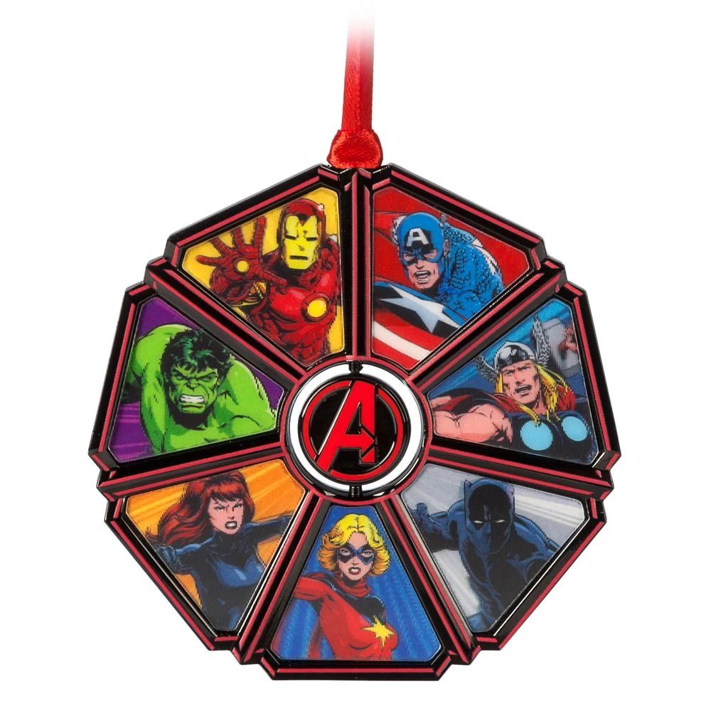 Disney Avengers 60th Anniversary Sketchbook Ornament 1 Disney Avengers 60th Anniversary Sketchbook Ornament