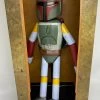 Disney Parks Star Wars Galaxy's Edge Wooden Boba Fett Doll Toy Figurine New Box