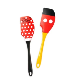 Disney Parks Mickey And Minnie Baking Spatula Kitchen Collection Set New