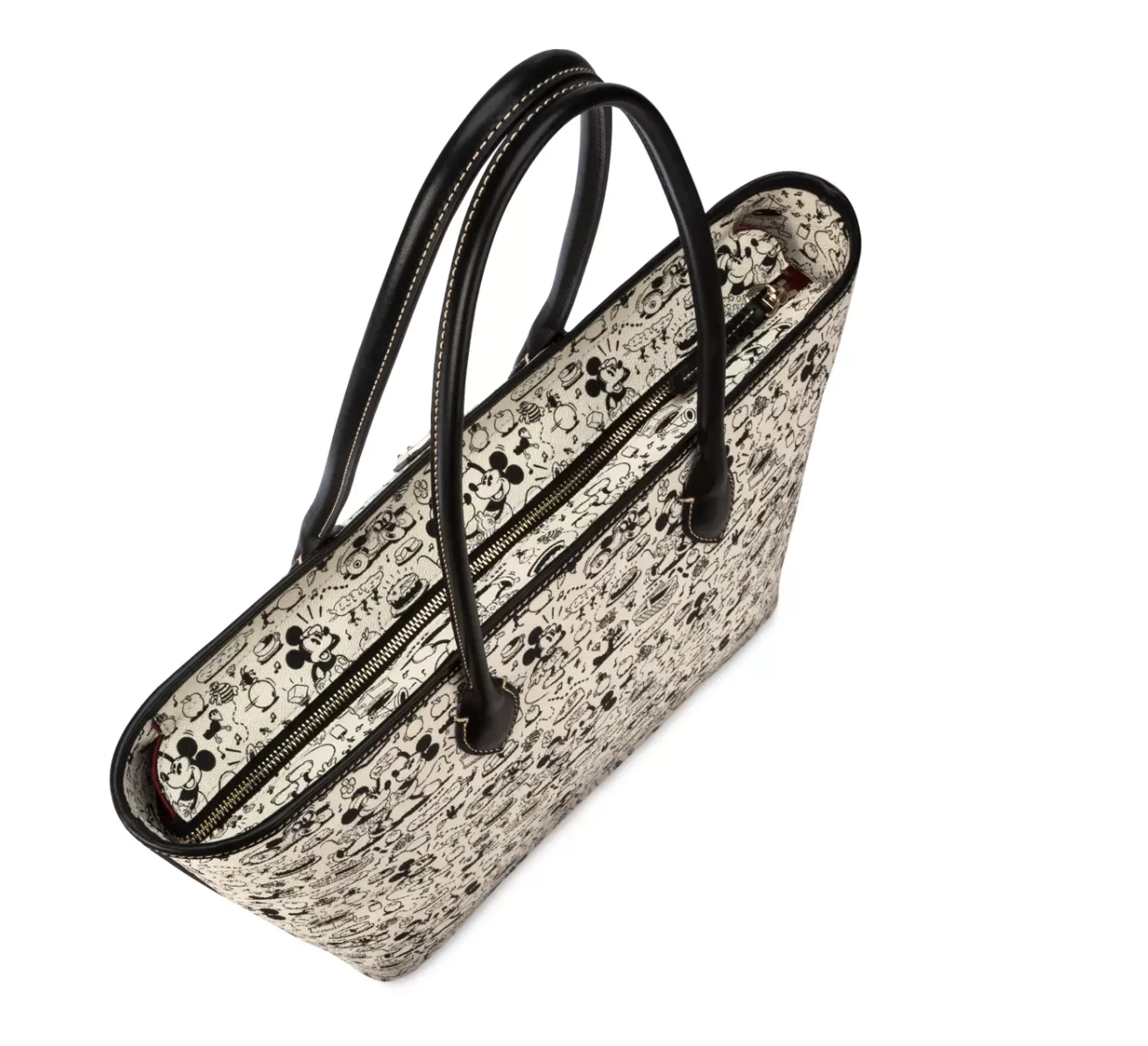 Disney Parks Mickey And Minnie Picnic Dooney & Bourke Tote Bag New With Tag 3 Disney Parks Mickey And Minnie Picnic Dooney & Bourke Tote Bag New With Tag - Image 3