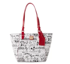 Disney Parks Mickey Sketch Art Dooney & Bourke Tote Bag New With Tag