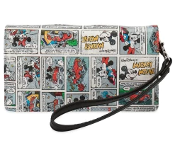 Disney Parks Mickey Comic Strip Wallet New With Tag