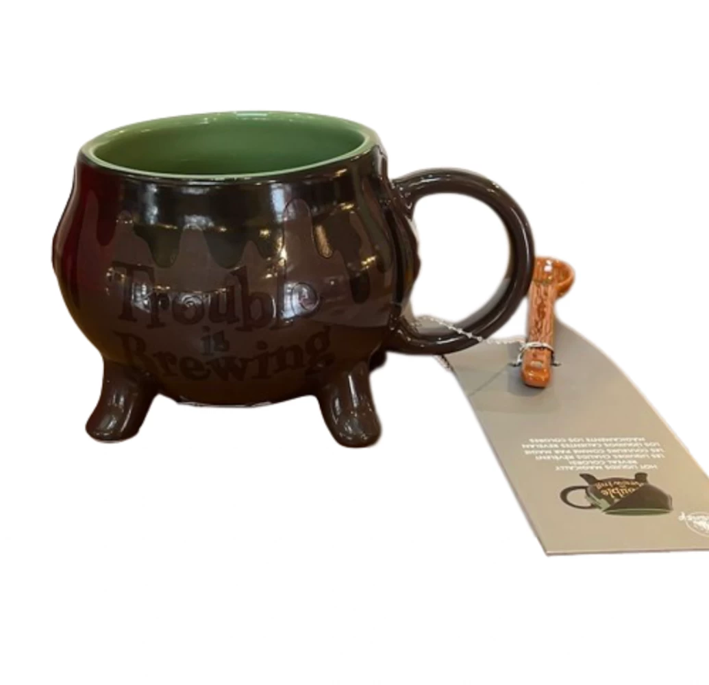 Disney Parks Halloween Hocus Pocus Trouble Is Brewing Color Changing Mug Spoon 1 Disney Parks Halloween Hocus Pocus Trouble Is Brewing Color Changing Mug Spoon