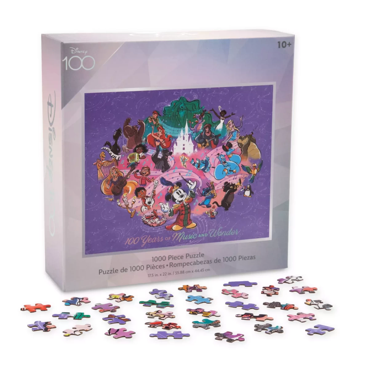 Disney Parks Mickey 100 Years Of Music And Wonder Puzzle New With Tag 1 Disney Parks Mickey 100 Years Of Music And Wonder Puzzle New With Tag