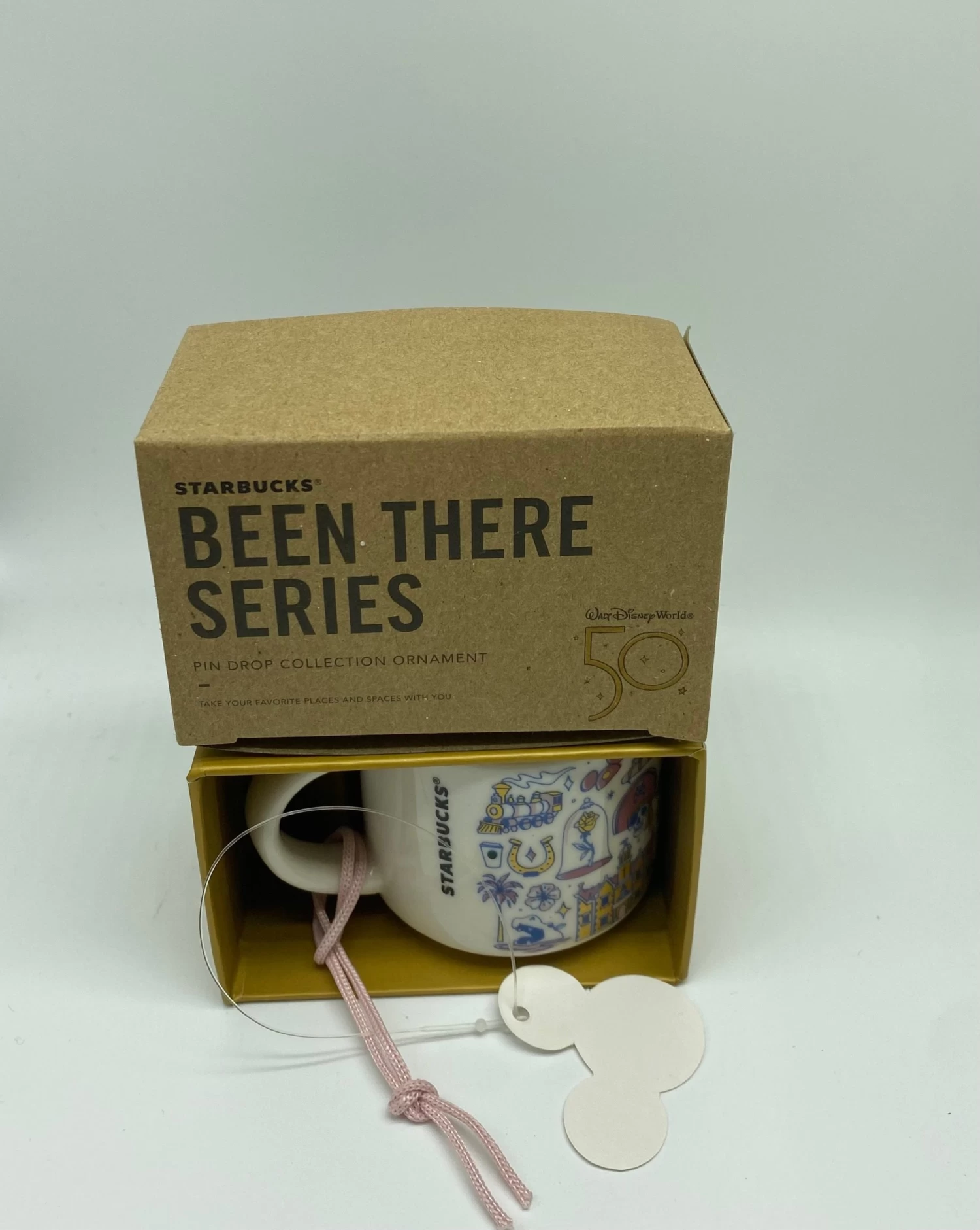 Disney WDW 50th Celebration Starbucks Been There Magic Kingdom Ornament Mug New 2 Disney WDW 50th Celebration Starbucks Been There Magic Kingdom Ornament Mug New - Image 2
