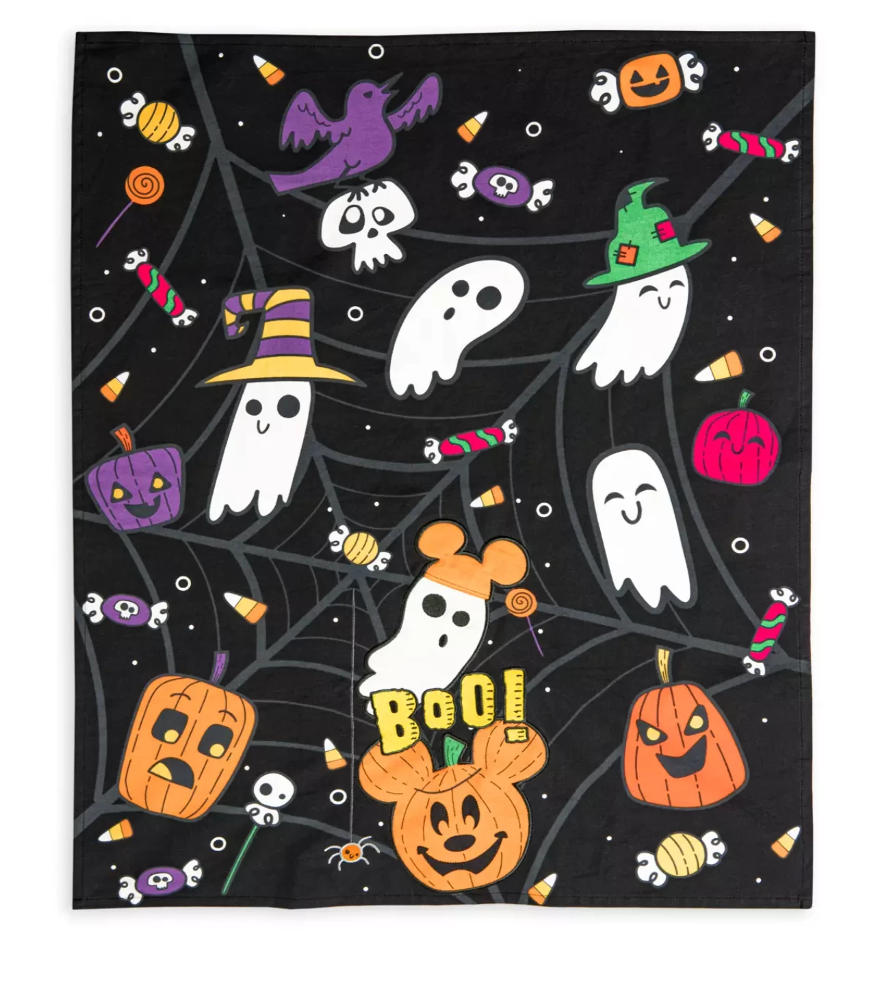 Disney Halloween Mickey Jack-o'-Lanterns Ghosts Boo Kitchen Towel New With Tag 2 Disney Halloween Mickey Jack-o'-Lanterns Ghosts Boo Kitchen Towel New With Tag - Image 2