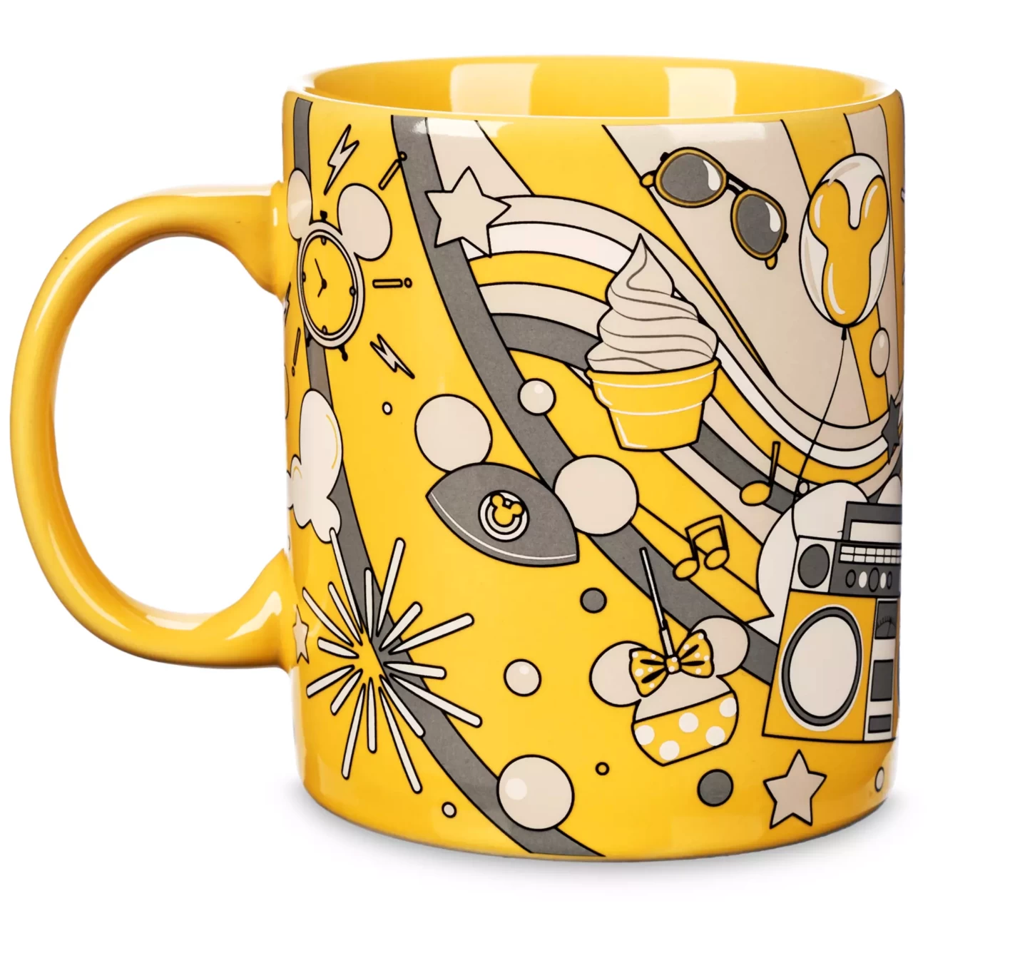 Disney Parks Fantasyland Castle And Icons High Gloss Glaze Coffee 14oz Mug New 1 Disney Parks Fantasyland Castle And Icons High Gloss Glaze Coffee 14oz Mug New