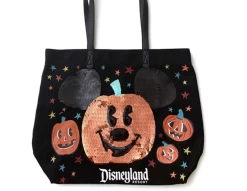 Disney Disneyland Halloween Mickey Pumpkin Sequin Tote New With Tags -Disney 4cbb26bc ced4 56e0 96e9 f518315854e7
