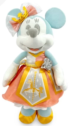 Disney Minnie The Main Attraction King Arthur Carrousel Plush New With Tags