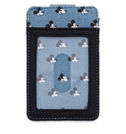 Disney Parks Mickey Denim Credit Card Wallet New With Tags -Disney 50b0f83b 82be 5353 882e b92205574ebe