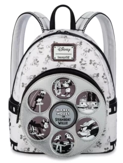 Disney Parks Mickey Steamboat Willie Disney 100 Loungefly Backpack New With Tag