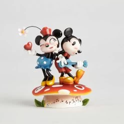 Disney Miss Mindy Mickey & Minnie Mouse On Mushroom Figurine New With Box -Disney 56775683 52e5 554c 8833 e57b3625396a