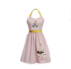 Disney Parks Disneyland Carrousel Horse Adult Kitchen Apron New With Tags