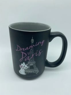 Disney Parks Epcot Marie Dreaming Of Paris Ceramic Coffee Matte Mug New