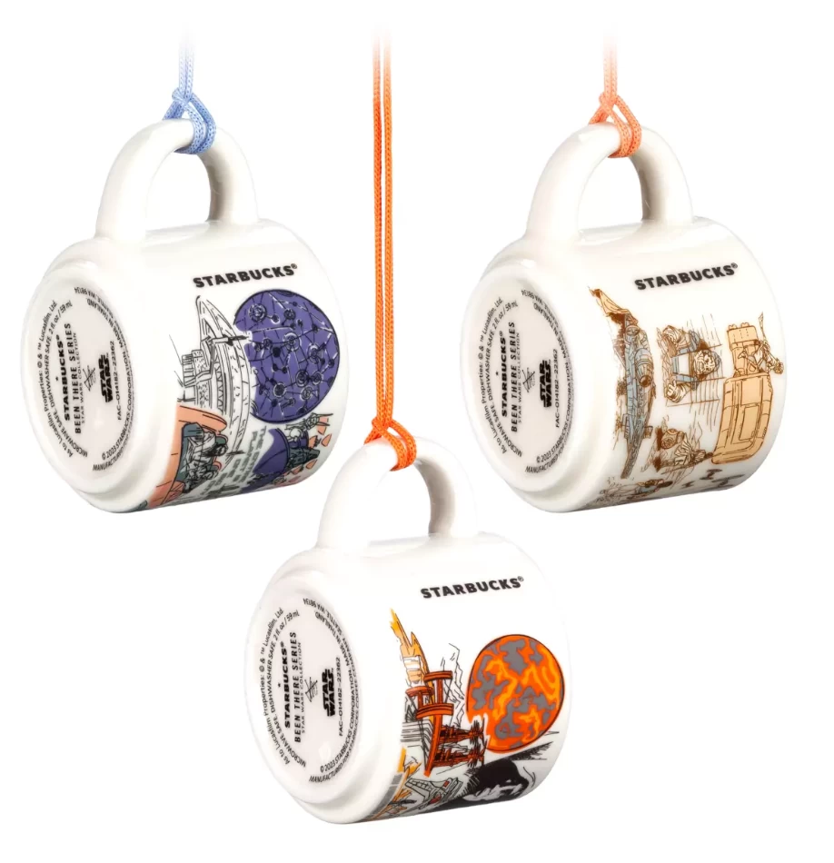 Disney Coruscant Jakku Mustafar Starbucks Mug Ornament Set BT Star Wars New 3 Disney Coruscant Jakku Mustafar Starbucks Mug Ornament Set BT Star Wars New - Image 3