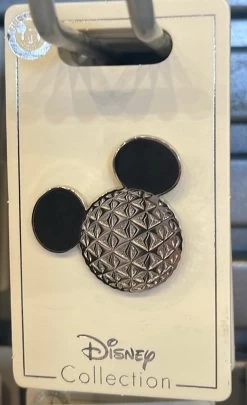 Disney Pins Parks Epcot Spaceship Earth Mickey Icon Pin New With Card