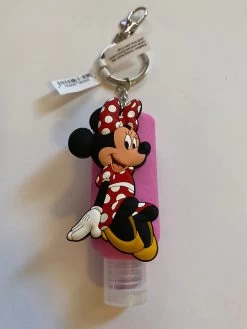 Disney Parks Minnie Hand Sanitizer 1oz Keychain New With Tag