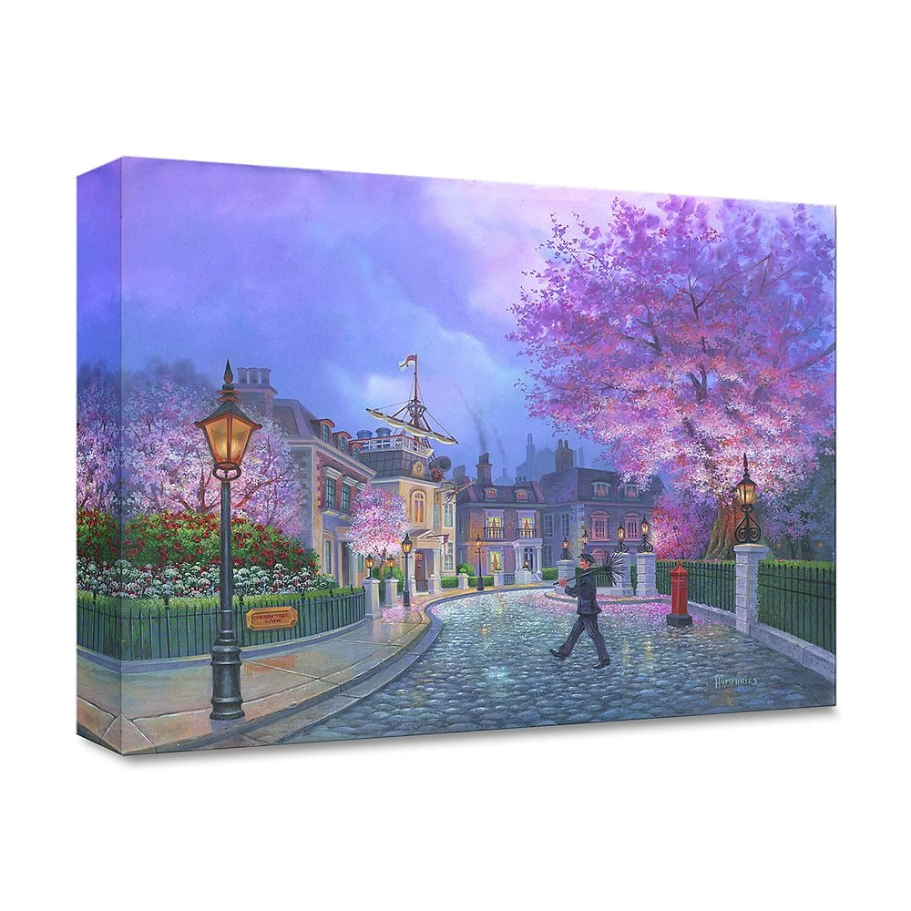 Disney ''Cherry Tree Lane'' Gallery Wrapped Canvas By Michael Humphries – Limited Edition 2 Disney ''Cherry Tree Lane'' Gallery Wrapped Canvas By Michael Humphries – Limited Edition - Image 2