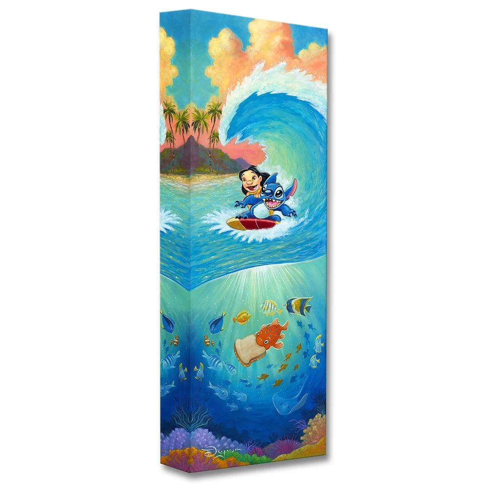Disney Lilo & Stitch ''Hawaiian Roller Coaster'' Giclée By Tim Rogerson 1 Disney Lilo & Stitch ''Hawaiian Roller Coaster'' Giclée By Tim Rogerson
