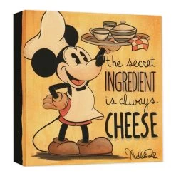 Disney Mickey Mouse ''The Secret Ingredient'' Giclée On Canvas By Michelle St. Laurent