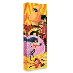 Disney Incredibles ''Incredibles To The Rescue'' Giclée On Canvas By Tim Rogerson