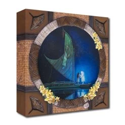 Disney Moana ''Grandma's Embrace'' Giclée On Canvas By Denyse Klette – Limited Edition